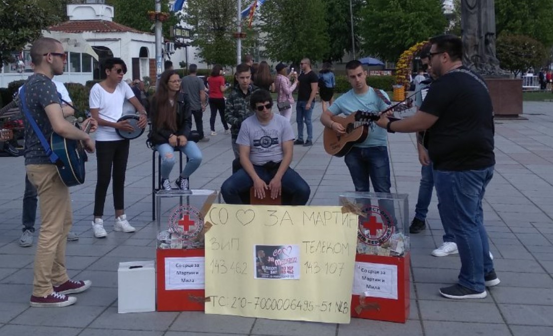 Охридската младина во мисија: Преку песна до хуманост за Мартин (ВИДЕО)